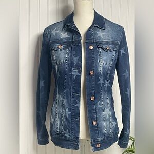 Lularoe Star Pattern Denim Jacket Women’s XS